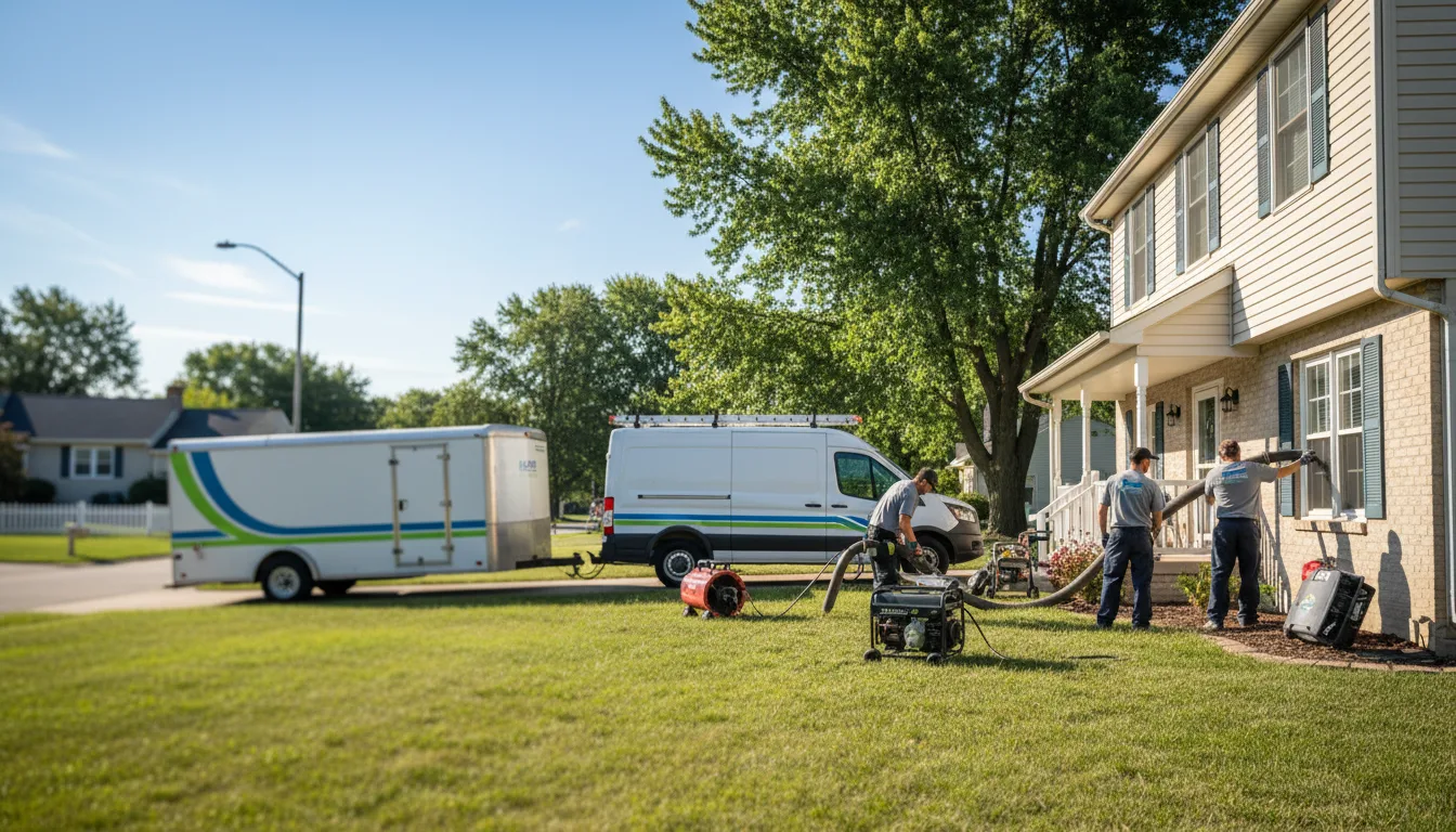 Flooded Basement Restoration And Cleanup With Repair in Walnut, KS near me